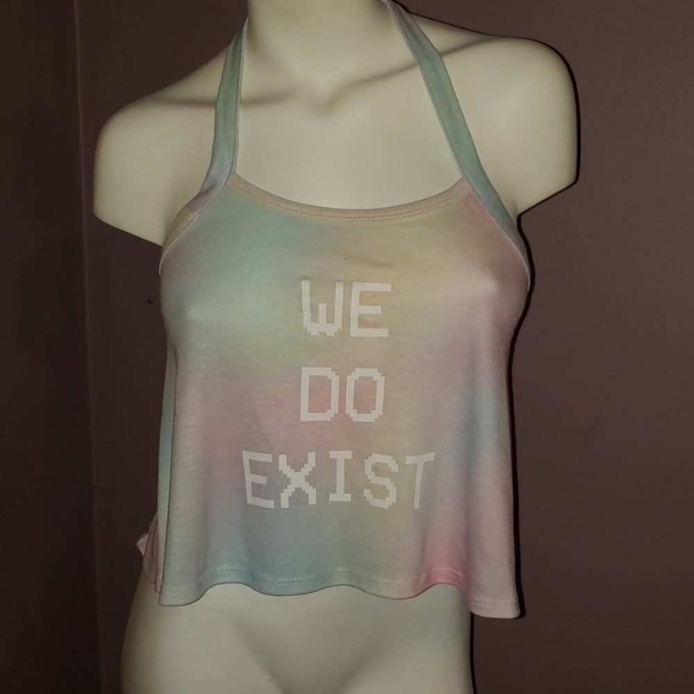 NWT RARE Wildfox "WE DO EXIST" tank